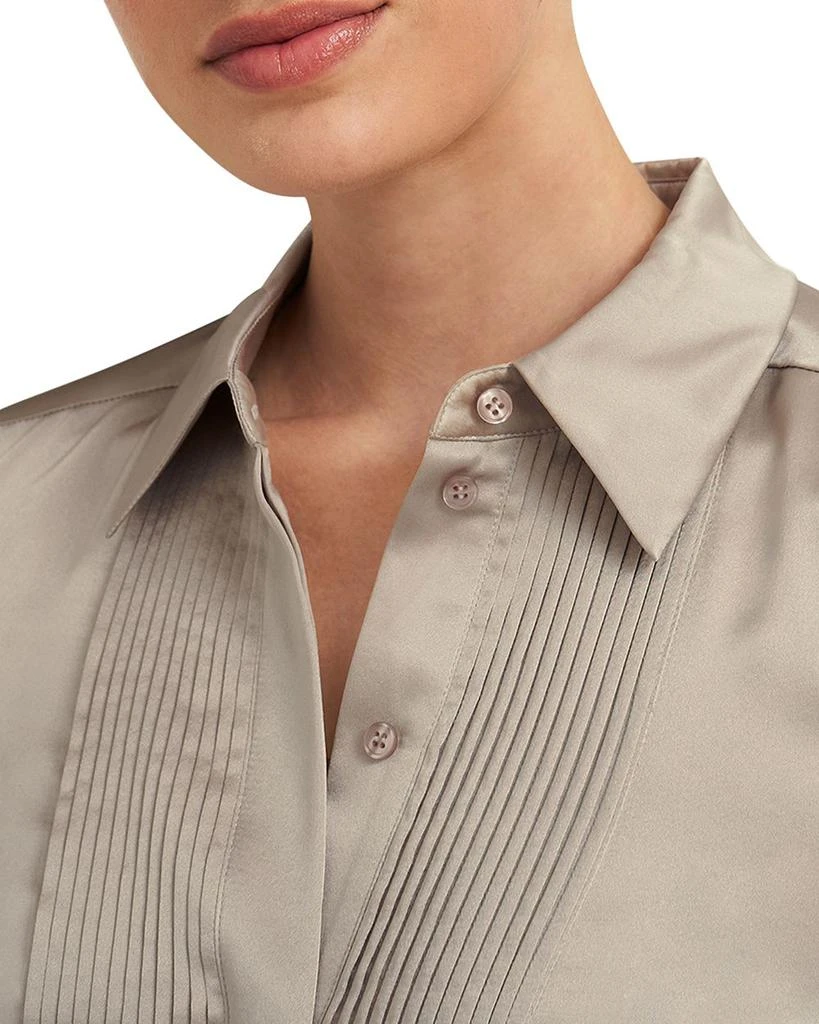 HOBBS LONDON Jaya Silk Pleated Blouse 5