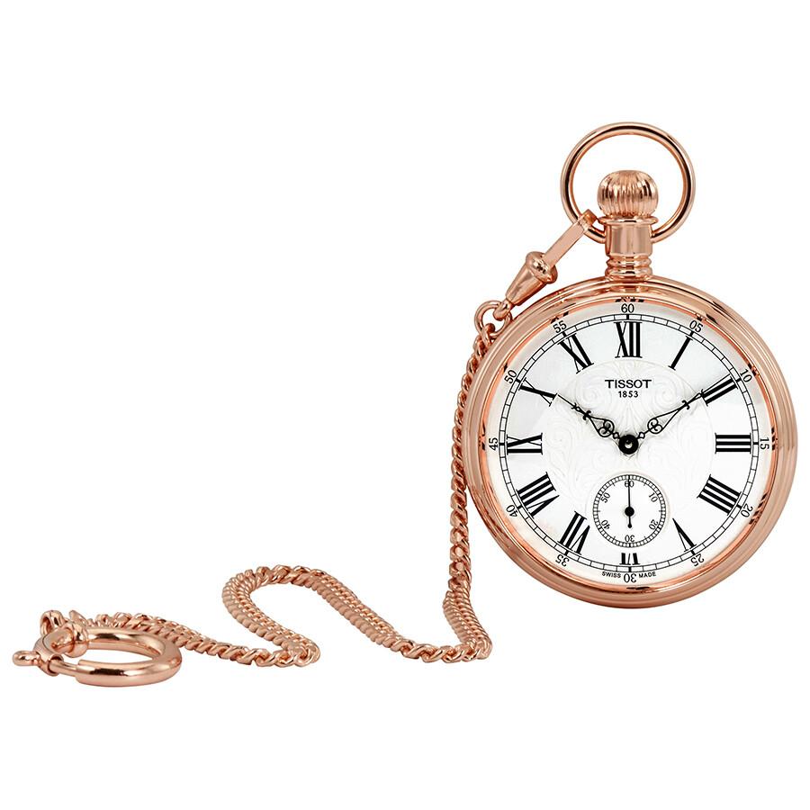 Tissot Lepine Rose Gold-tone Pocket Watch T8614059903301