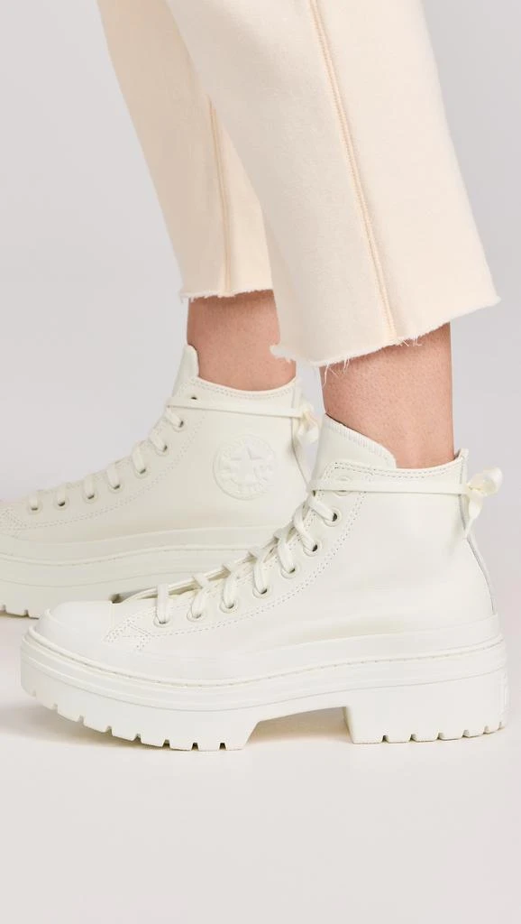 Converse Chuck Taylor All Star Lugged Heel Leather Platform Sneakers 2
