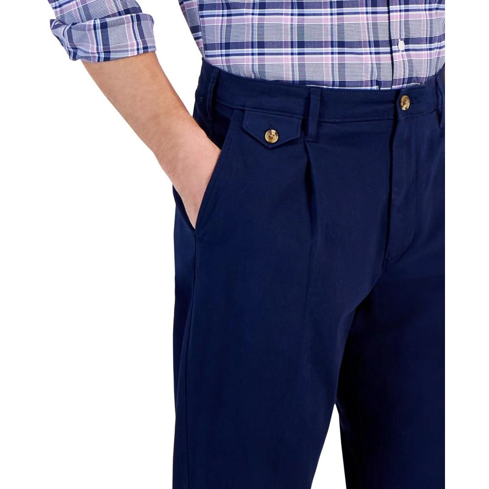 Club Room Men's Relaxed-Fit Pleated Chino Pants, Created for Macy's 4