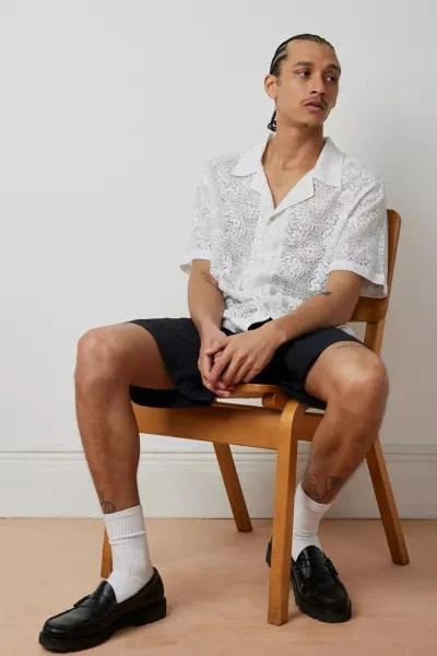 Raga Man Raga Man Chetan Lace Short Sleeve Button-Down Shirt 6