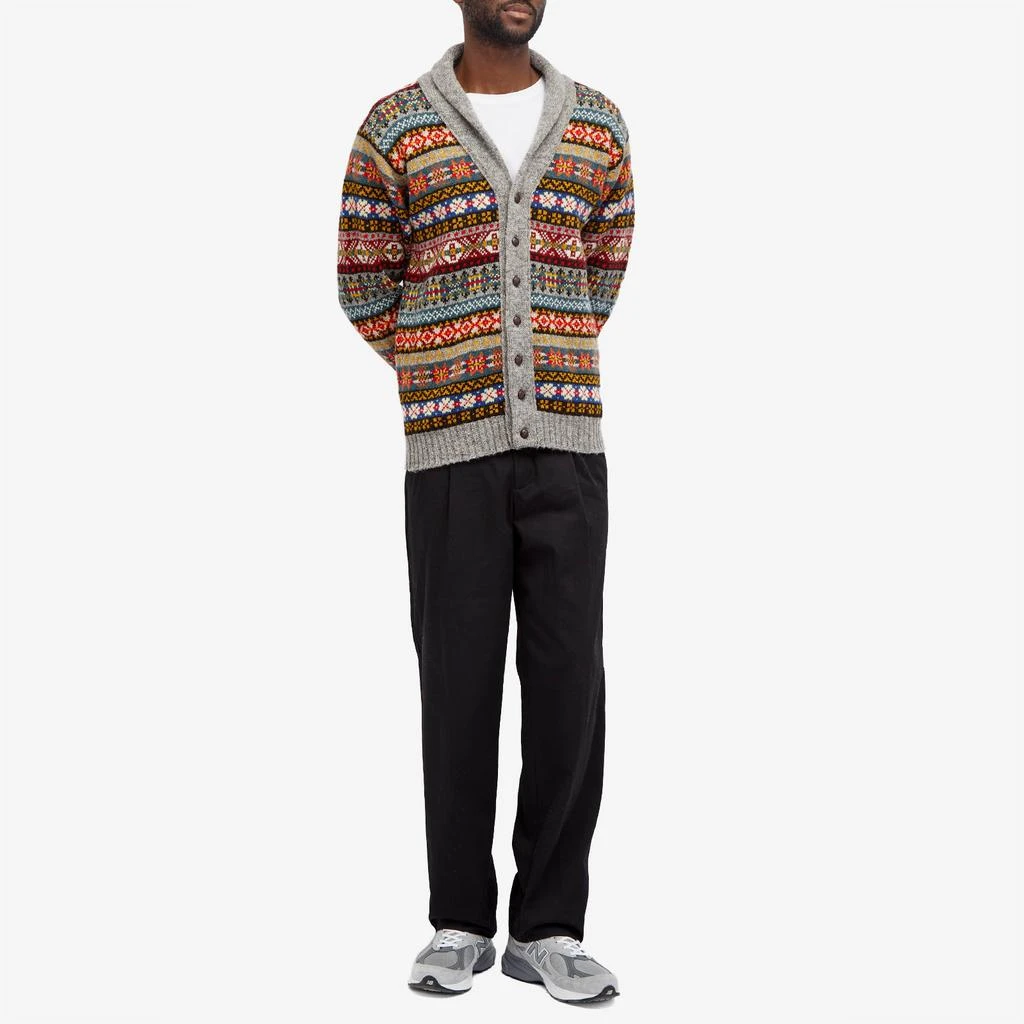 Jamiesons of Shetland Jamieson's of Shetland Fair Isle Shawl Collar Cardigan 4