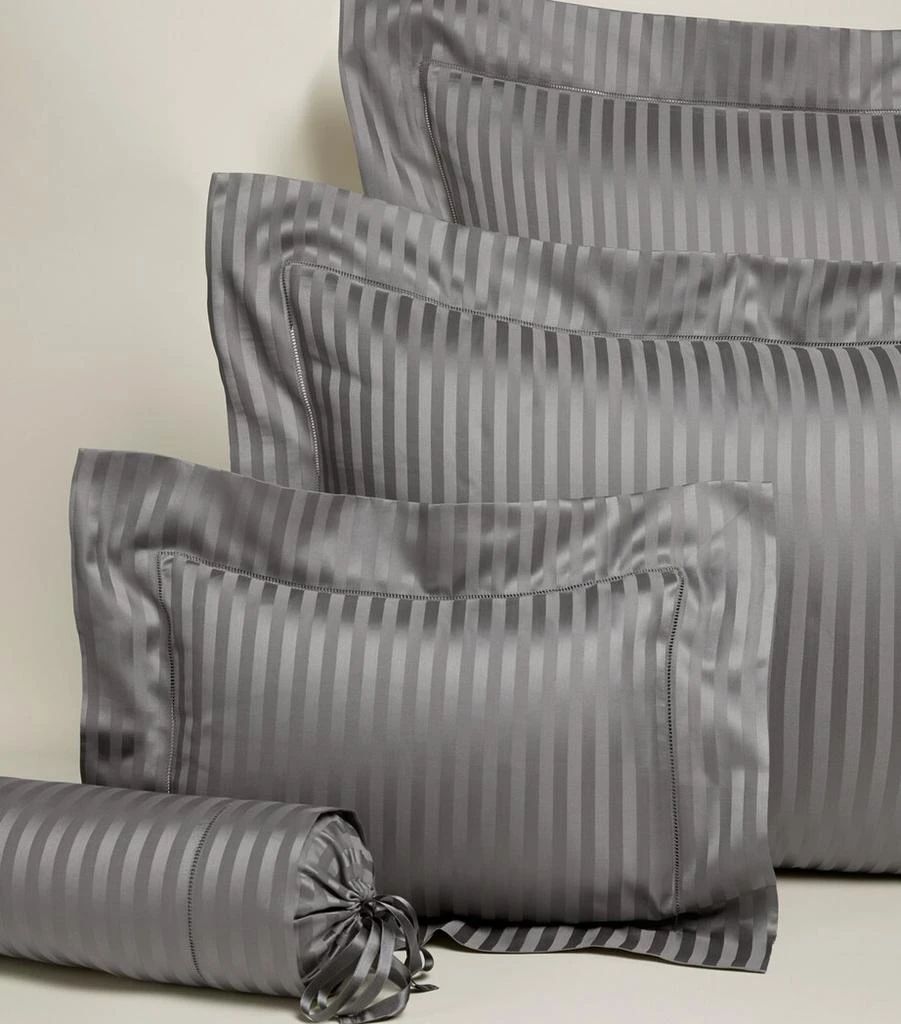 Pratesi Raso Rigato Square Oxford Pillowcase (65cm x 65cm) 2
