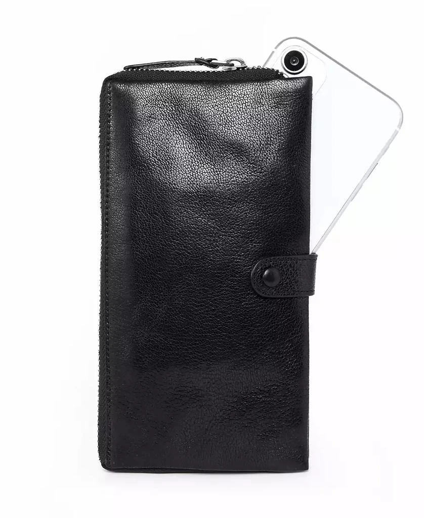 OLD TREND Women's Genuine Leather Snapper Clutch 3
