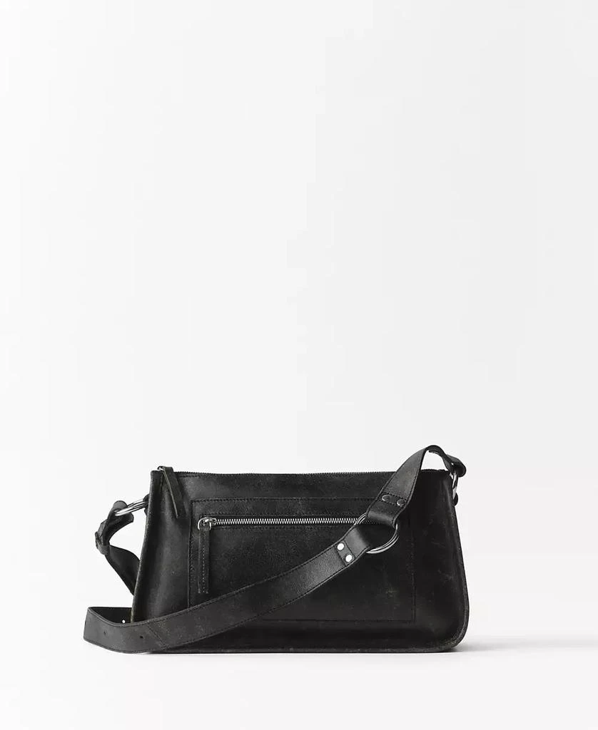 Mango Women's Metallic Details Leather Bag 1