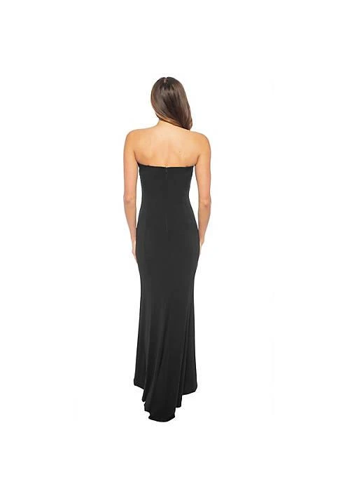 MARINA Strapless Gown With Ombre Faraj Beading 2