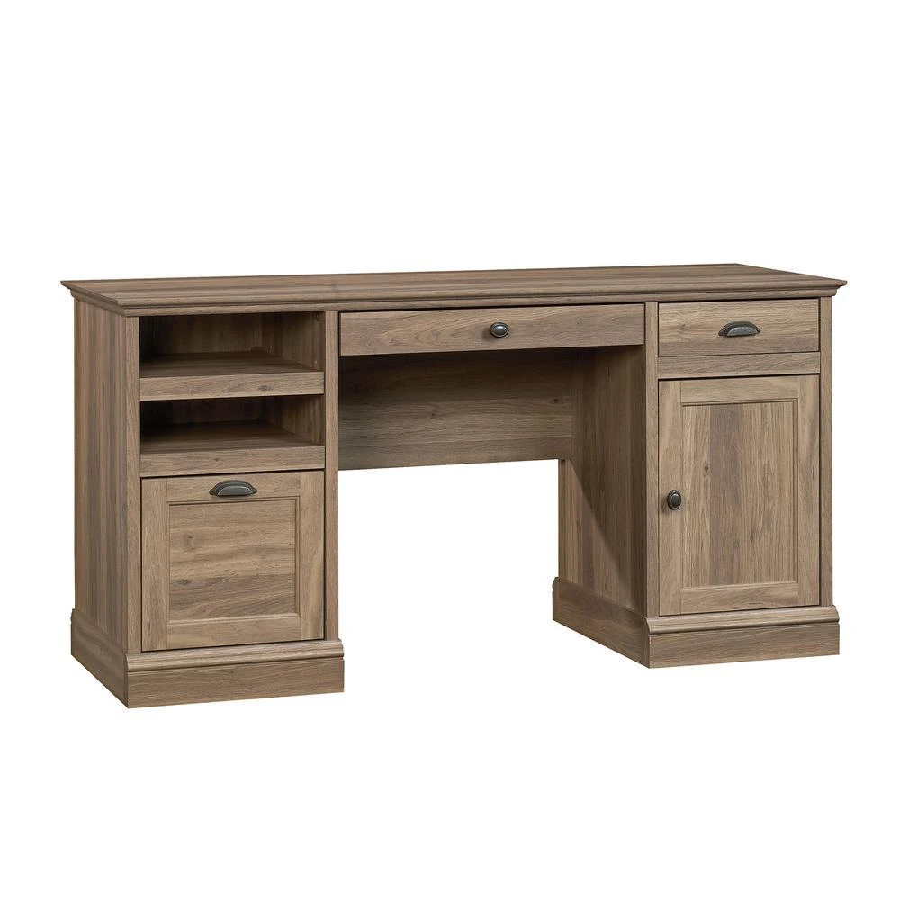 Sauder Barrister Lane Executive Desk, Salt Oak finish 3