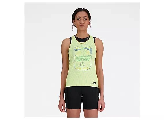 New Balance NYRR Boroughs Printed Singlet 1