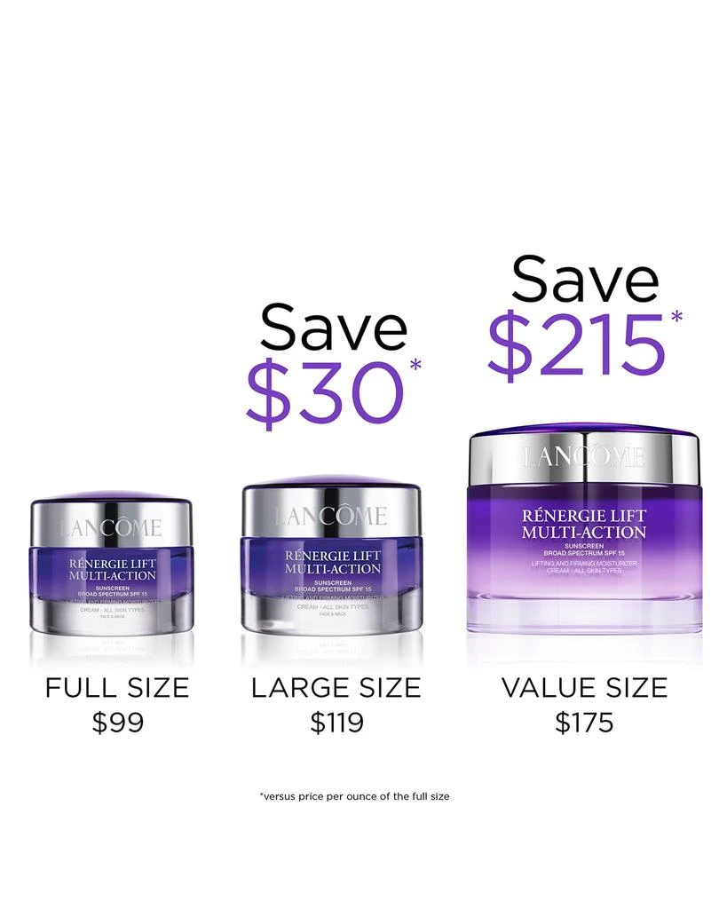 Lancôme Rénergie Lift Multi-Action Day Cream With SPF 15, 2.6 oz. 2