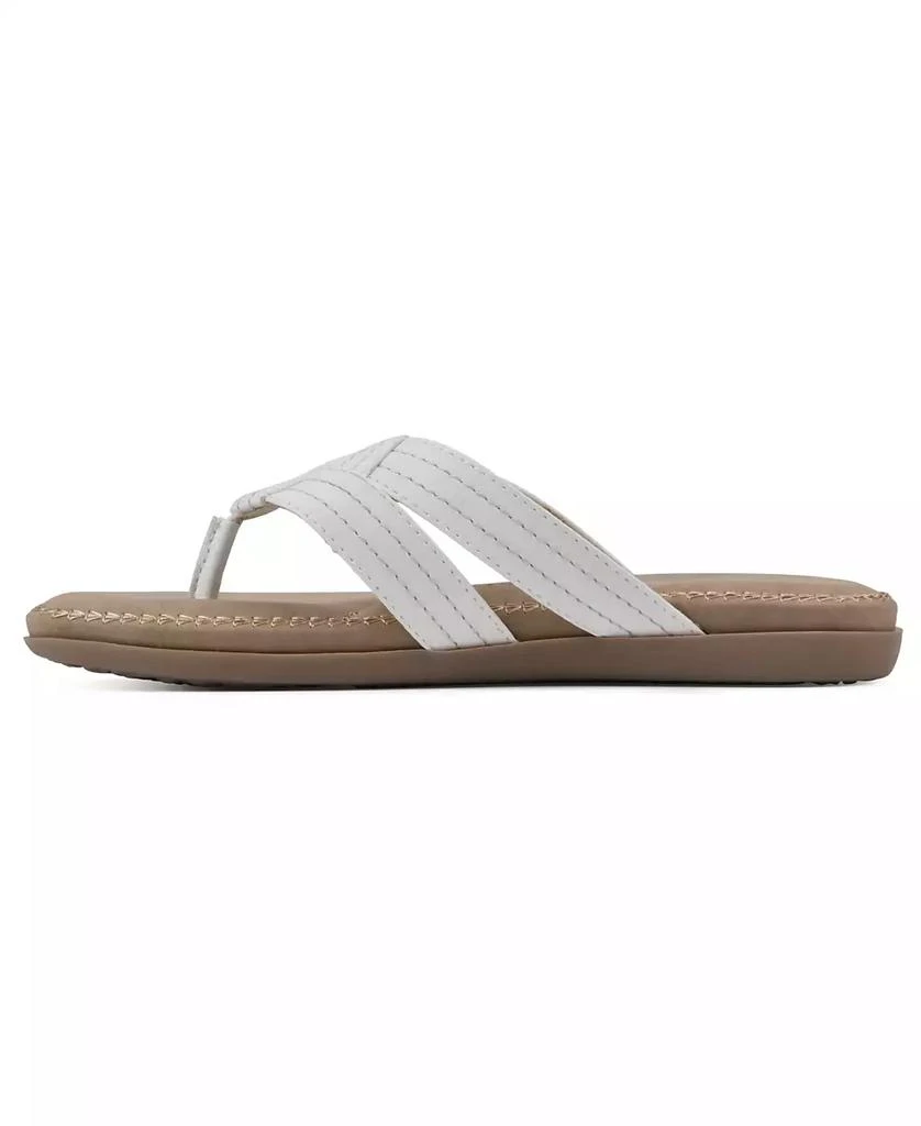 White Mountain Women's Fateful Thong Sandal 6
