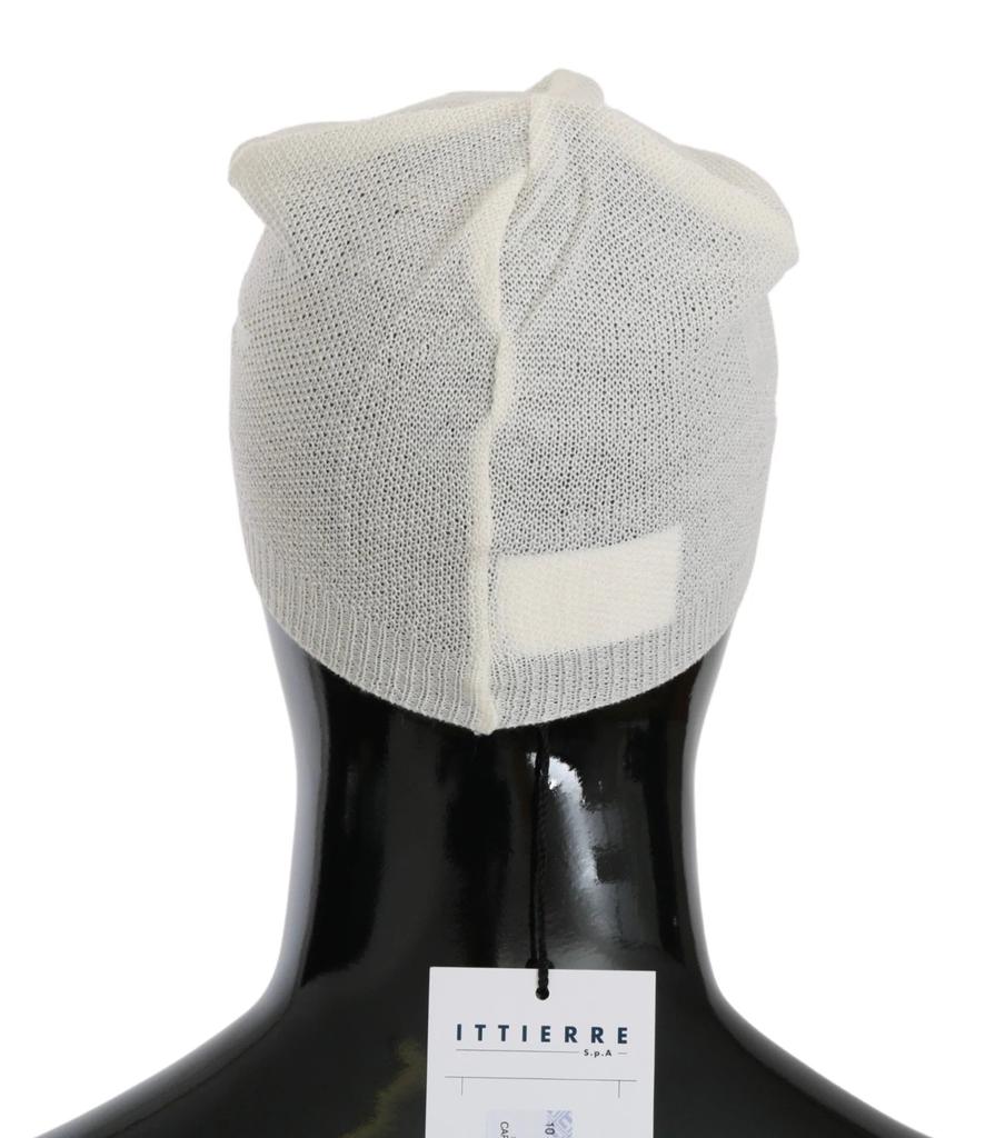 Costume National Dolce & Gabbana Beanie White Wool Blend Branded Hat