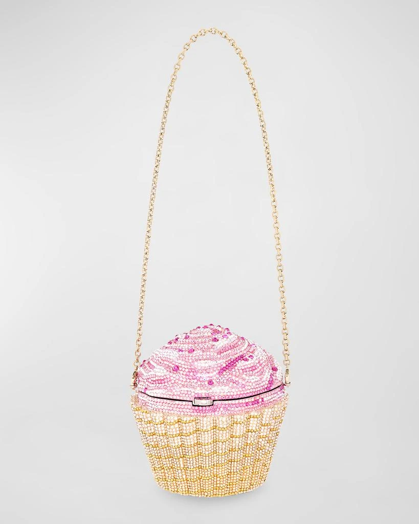 Judith Leiber Strawberry Cupcake Crystal Minaudiere 3
