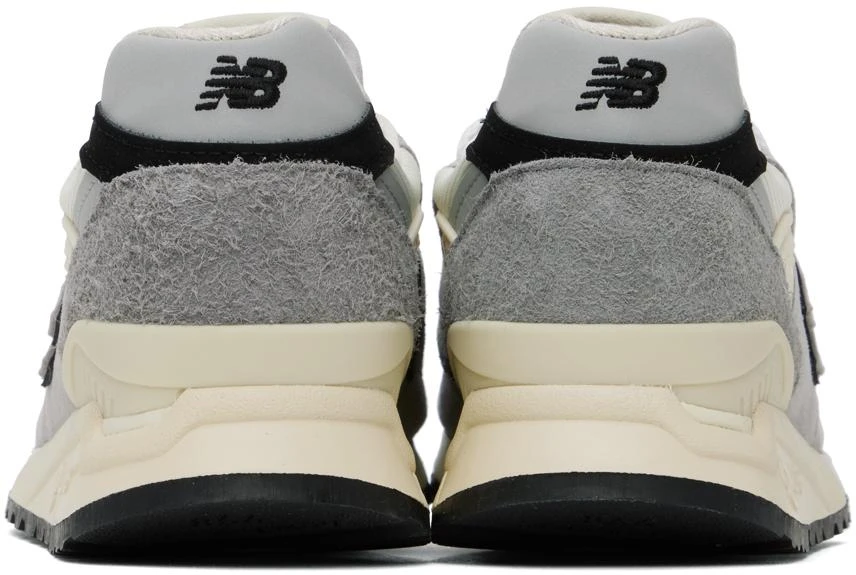 New Balance Gray & Beige Made In USA 998 Sneakers 2