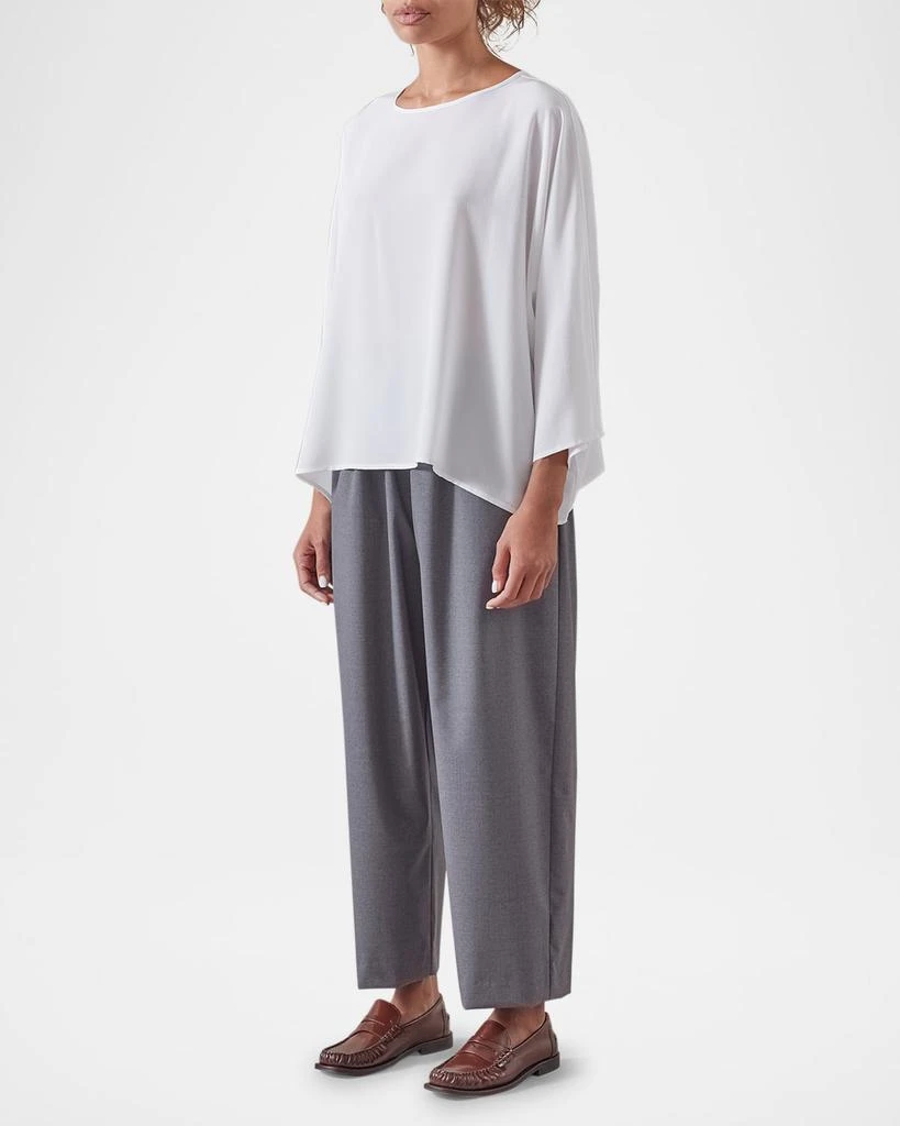 Eskandar Boat Neck Top (Mid Length) 4