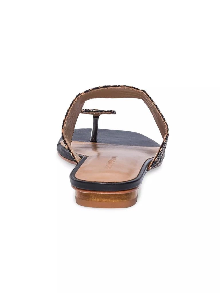 Bernardo Palermo Raffia Slip-On Sandals 4