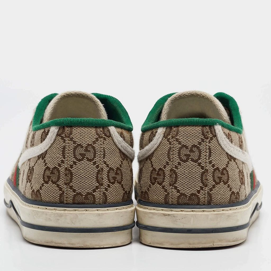Gucci Gucci Brown Canvas Tennis 1977 Slip On Sneakers Size 43 5