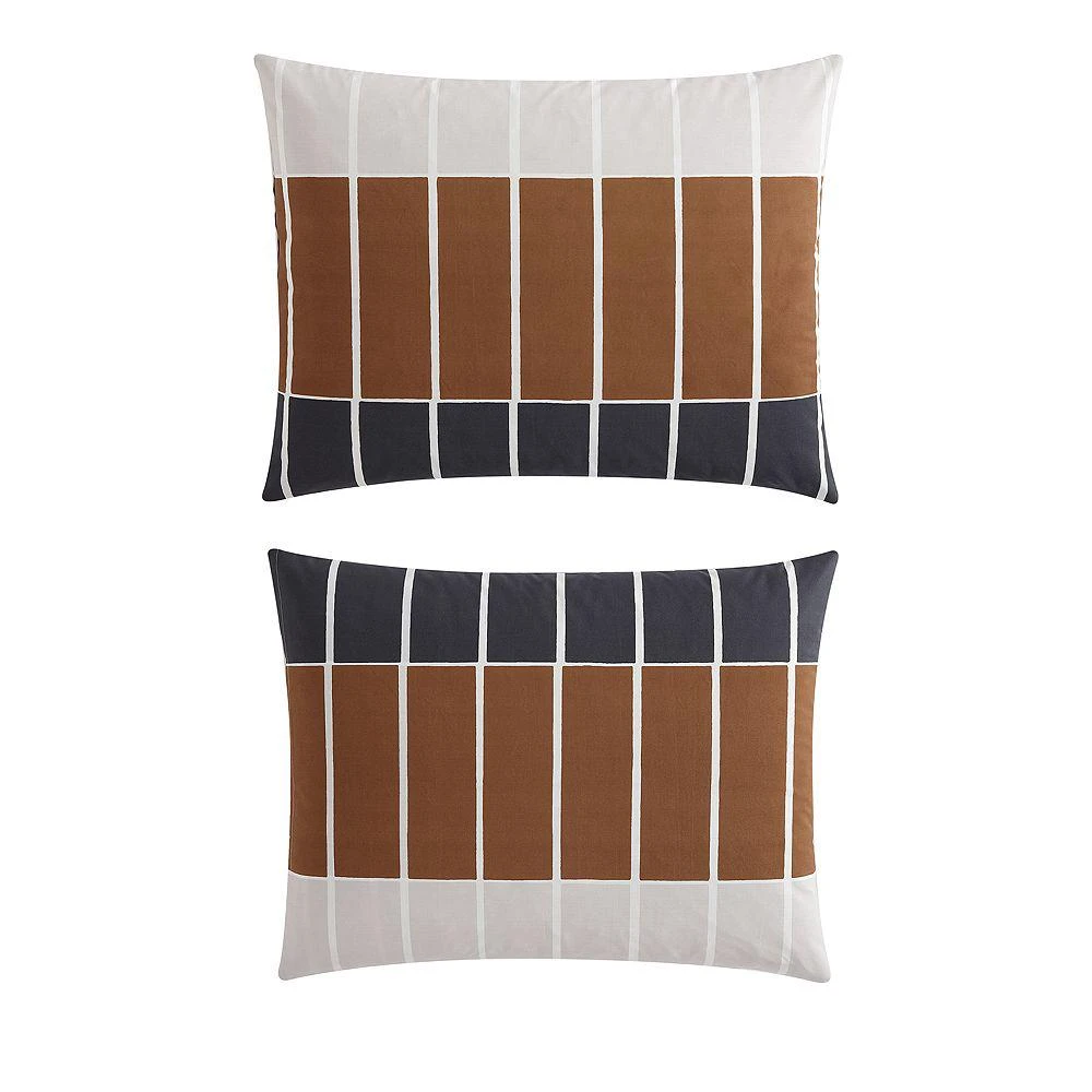 marimekko Tiiliskivi Raita Cotton Duvet Cover Set, Full/Queen 2