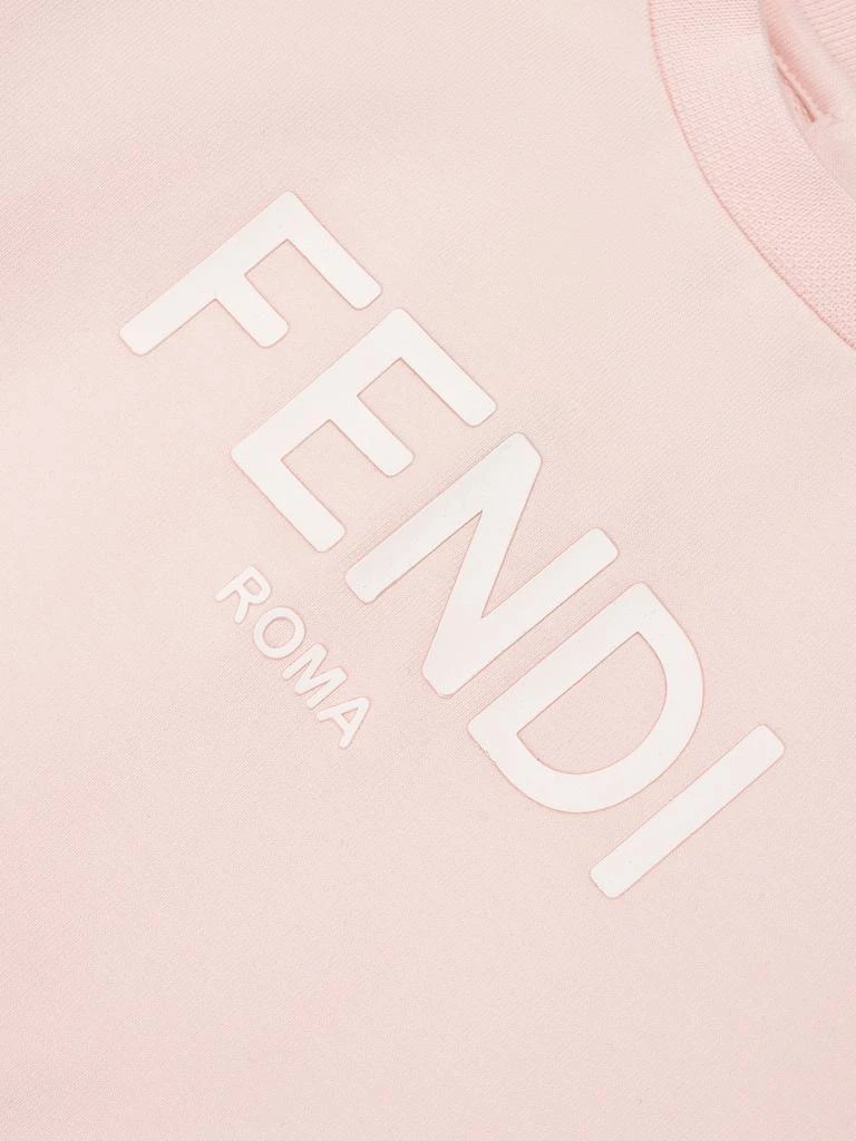 Fendi Kids Fendi Baby Girls Logo Sweatshirt in Pink 3