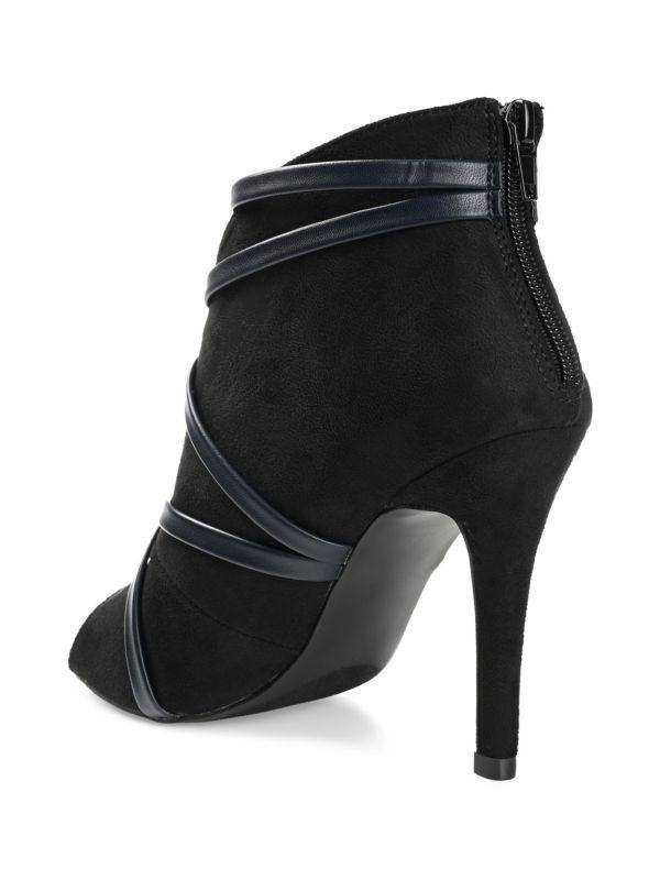 JOURNEE Faux Leather Ankle Boots
