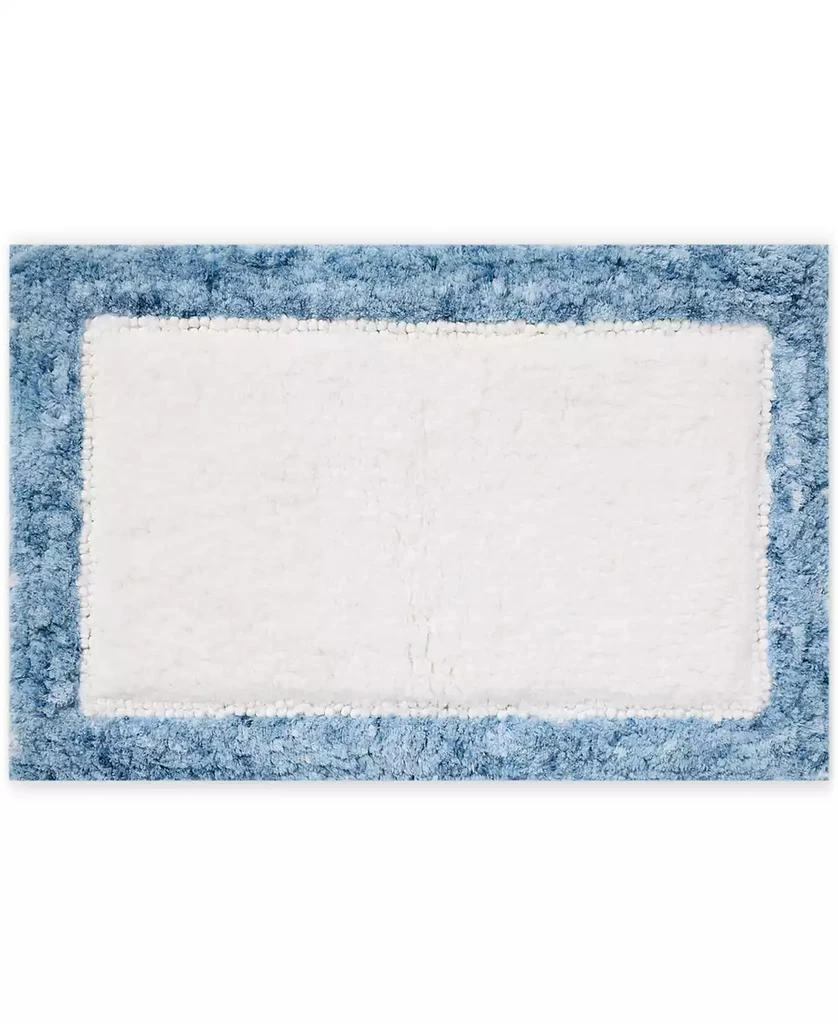 Loloi Park Blue Scallop Skid-Resistant Bath Rug 1