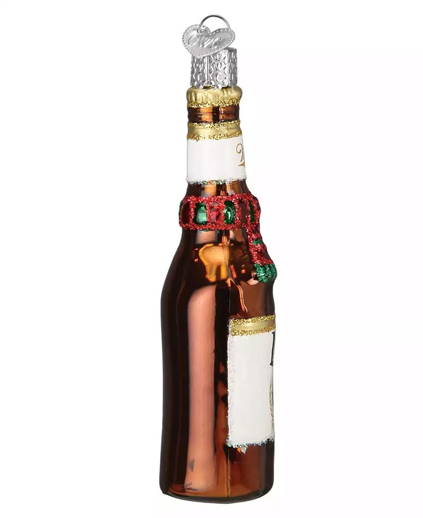 Old World Christmas 4.5" Adult Beverages Holiday Miller Lite Beer Bottle Ornament 3