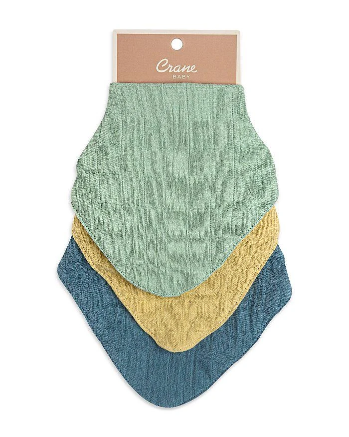 Crane Baby Kaleidoscope Muslin Bib Set, 3 Pack - Ages 0-36 Months 5