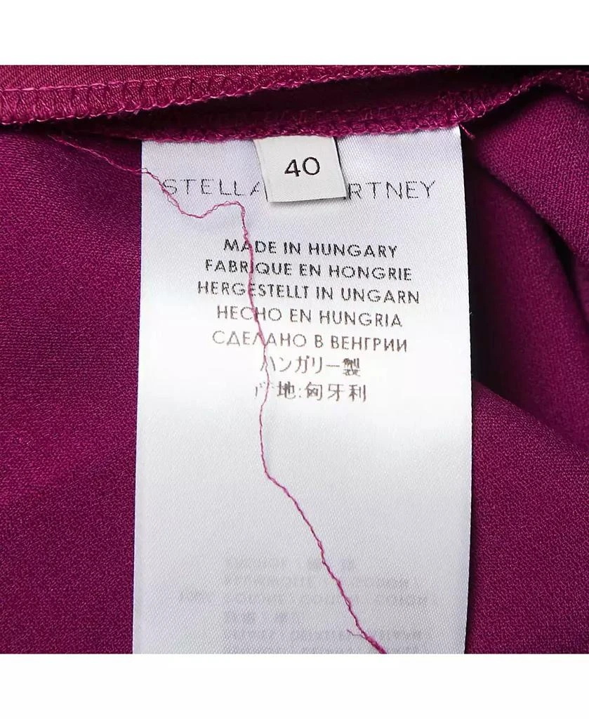 Pre-Owned Stella McCartney Women's Purple Crepe Jogger Pants 6