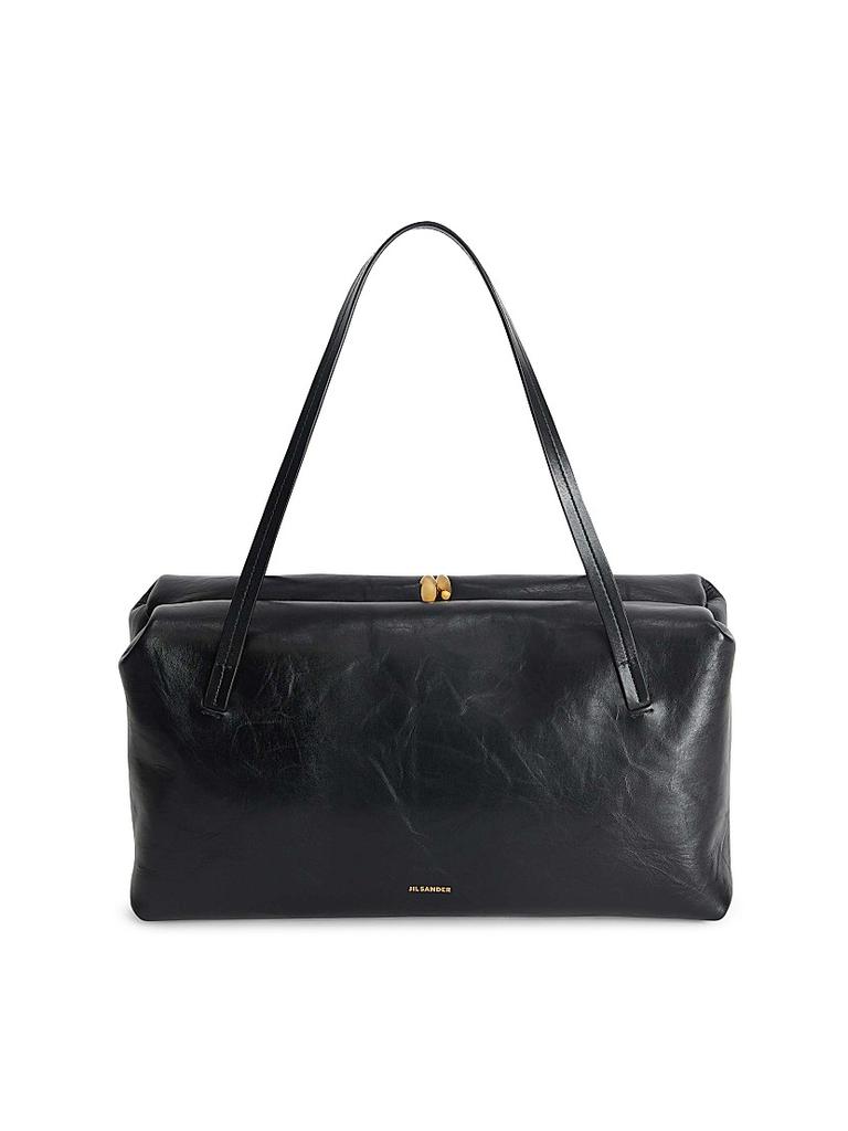 ■Jil Sander■ Small Goji Raffia Tote Bag Black J07WD0086P71 MUSINSA | JIL SANDER Small Goji Raffia Tote Bag - Black