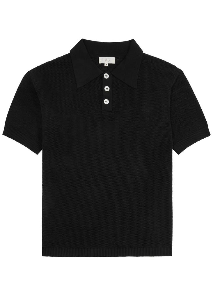 トップス second layer 23ss s/s open knit polo Open-knit cotton polo shirt – On Sale Now with Up to 50% Off