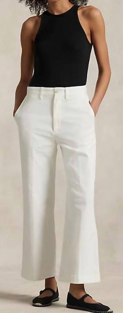 Ralph Lauren Polo Ralph Lauren - Chino Wide Leg Crop Pant