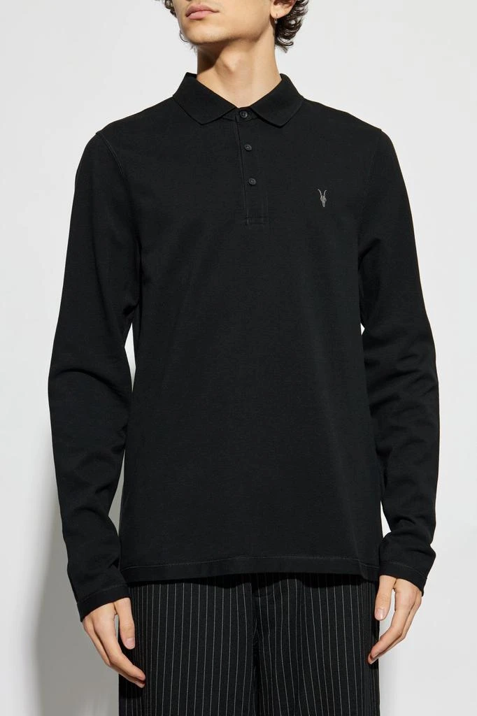 ALL SAINTS Allsaints Classic Long Sleeve Polo Shirt 3