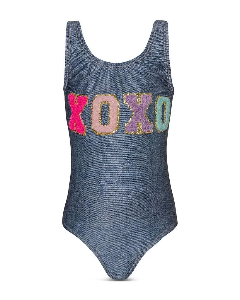 PQ Swim Girls' XOXO One Piece Swimsuit - Little Kid, Big Kid 1