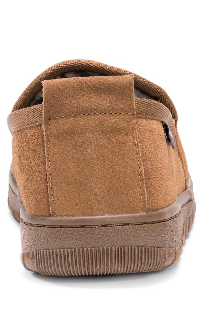 MUK LUKS Eric Printed Faux Fur Lined Loafer Slipper