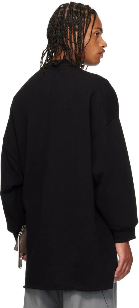 Rick Owens Black Concordians Tommy LS Sweatshirt 3