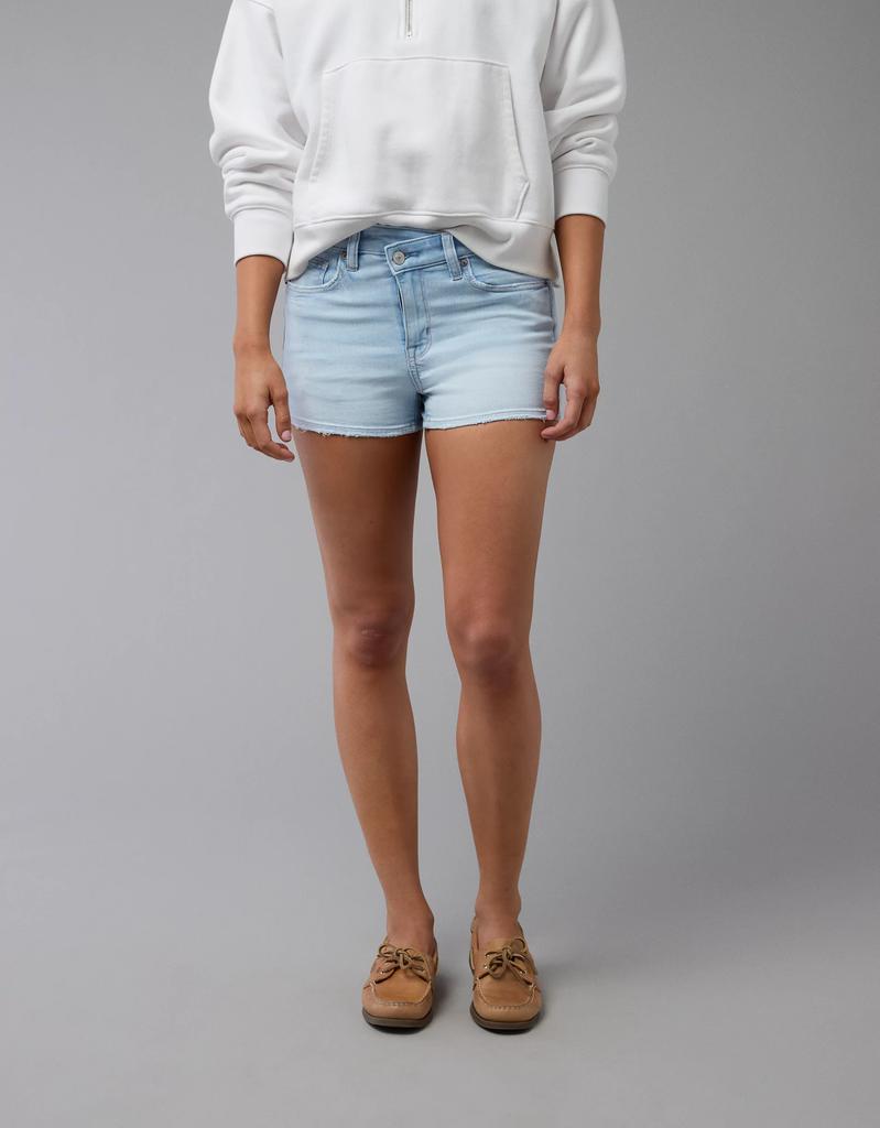 AE AE Next Level High-Waisted Denim Short Short