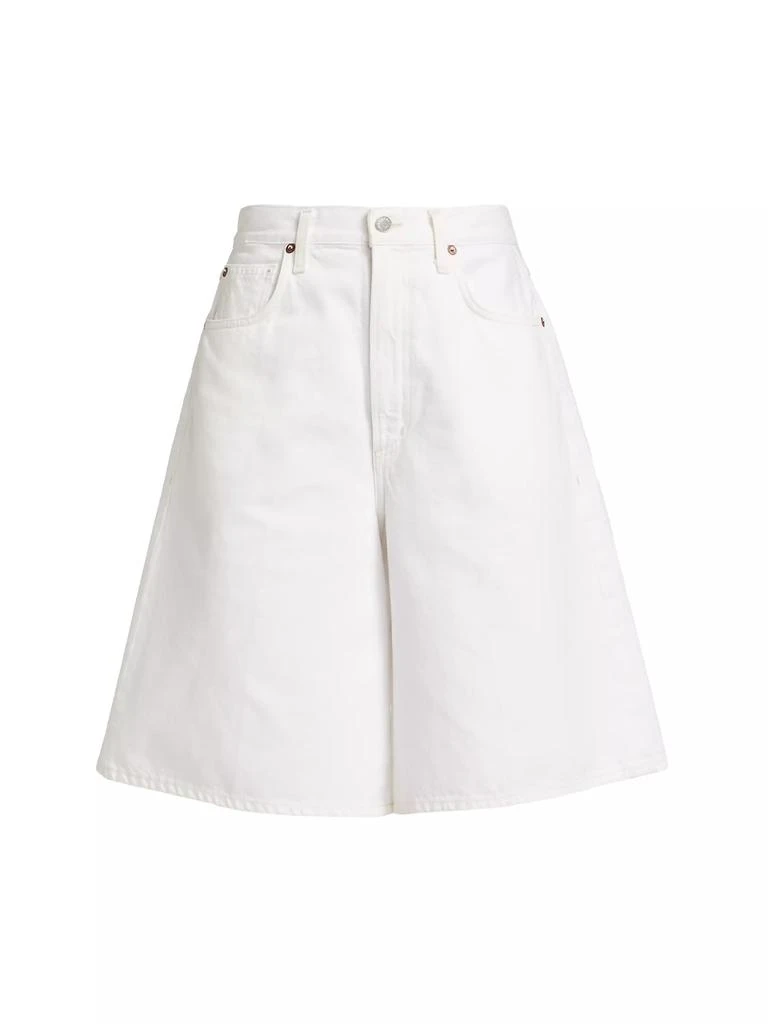 AGOLDE Nolan Cotton Flare Shorts 1