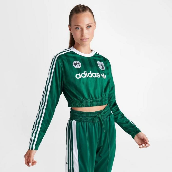 Adidas Women's adidas Originals Long-Sleeve Crop T-Shirt 3