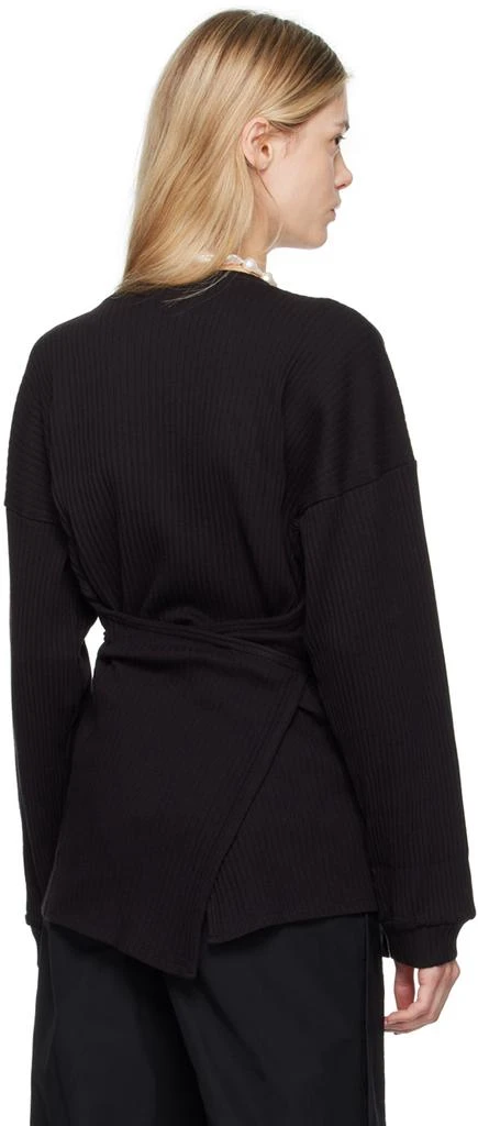 Baserange Black Shaw Long Sleeve T-Shirt 3