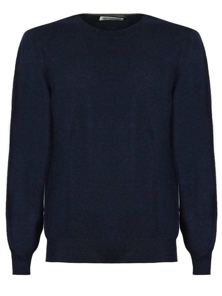 Brunello Cucinelli Blue virgin wool and cashmere sweater