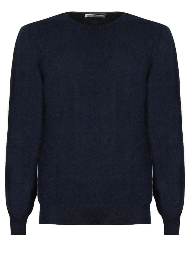 Brunello Cucinelli Blue virgin wool and cashmere sweater 1