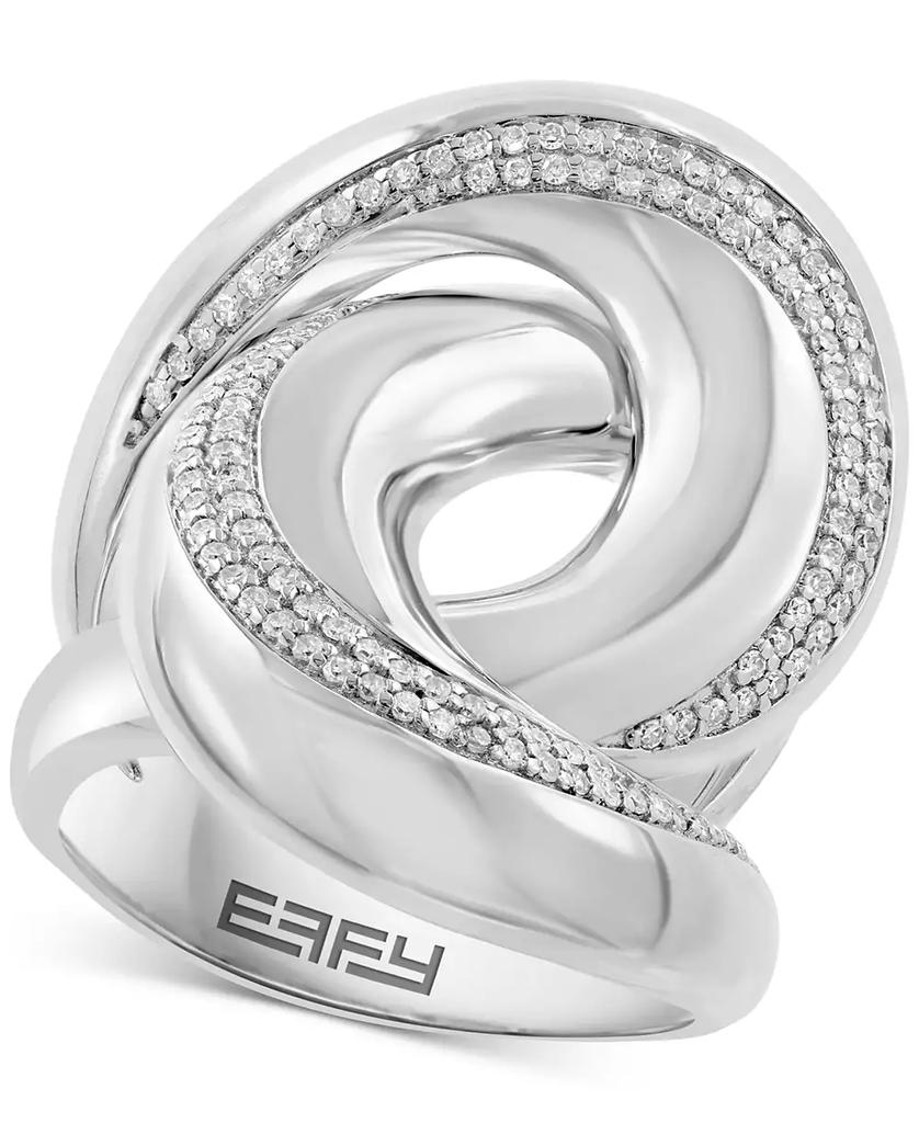 Effy EFFY® Diamond Statement Ring (1/3 ct. t.w.) in Sterling Silver
