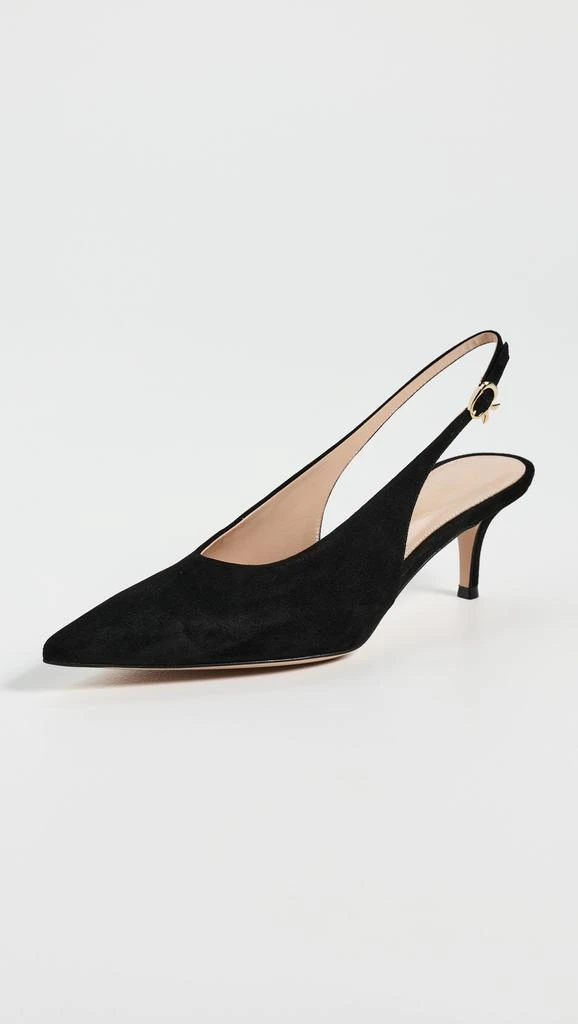Gianvito Rossi Robbie Sling Camoscio 55mm 1