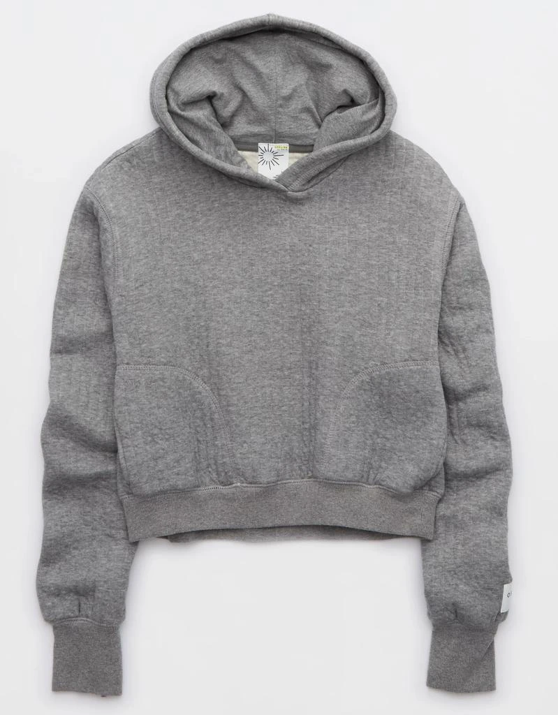 OFFLINE OFFLINE By Aerie Coffee Run Cropped Hoodie 4
