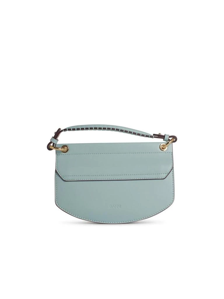 Ganni Ganni 'Apo-G' Light Blue Leather Bag 3