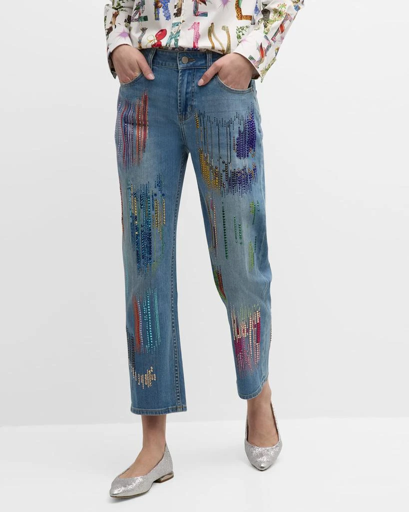 Libertine FWB Boyfriend Jeans with Crystal Detail 6