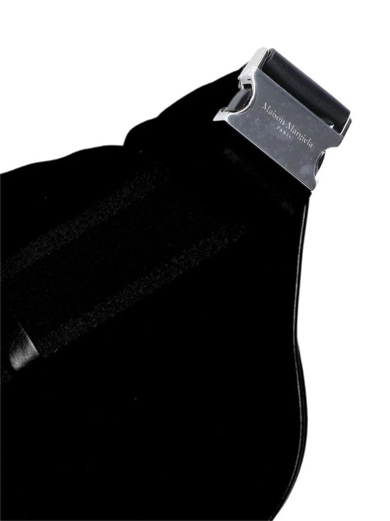 MAISON MARGIELA Minimalist Black Waist Bag With Adjustable Strap 4