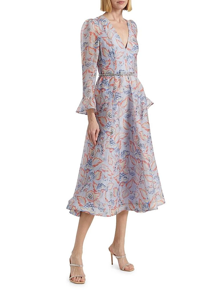 knee length dresses for ladies Zimmermann Eden Handkerchief Dress, Black Inca Lily, Size 3