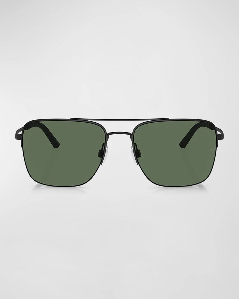 Oliver Peoples Men's R-2 Metal Aviator Sunglasses 3