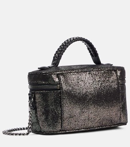 Stella McCartney Falabella Mini metallic faux leather tote bag 4