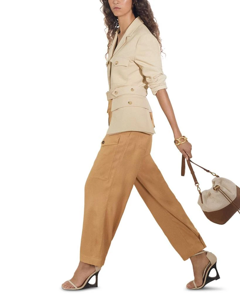 REISS Atelier Lauren Tapered Cargo Pants 1